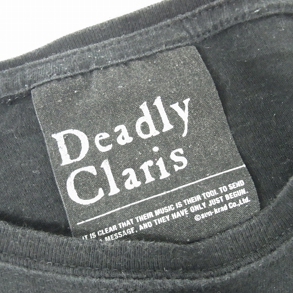 実際に弊社で買取させて頂いたdeadly claris/デッドリークラリス DIR EN GREY バンドTシャツ ブラック/5点セットの画像 2枚目