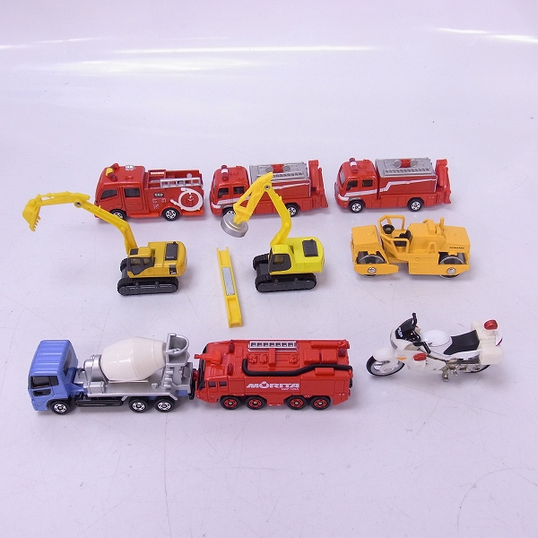 実際に弊社で買取させて頂いたトミカ ダイナパック CC21/災害対策用救助車 III型/モリタ 空港用化学消防車 MAF-125A等 9点セットの画像 3枚目