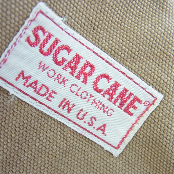 実際に弊社で買取させて頂いたSUGAR CANE/シュガーケーン ペインターパンツ/シンチバック Lの画像 2枚目