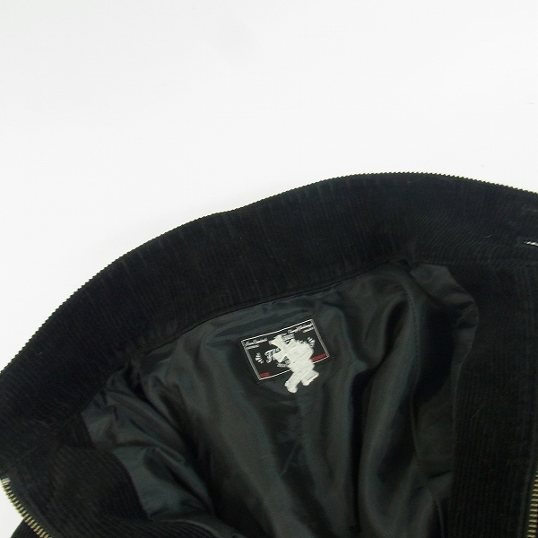 実際に弊社で買取させて頂いたCRIMIE/クライミー コーデュロイ ジャケット ブラック Mの画像 4枚目