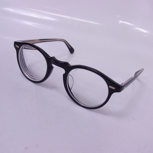 実際に弊社で買取させて頂いたOLIVER PEOPLES/オリバーピープルズ Gregory Peck-J BK 眼鏡/メガネフレーム