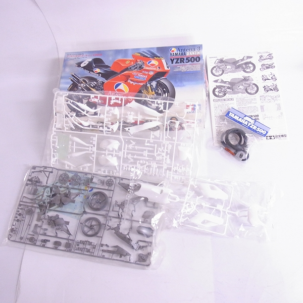 実際に弊社で買取させて頂いた【未組立】 TAMIYA/タミヤ 1/12 オートバイシリーズ NO.77 HONDA NSR500/78 YAMAHA YZR500/81 SUZUKI RGV-Γ 3点セットの画像 3枚目