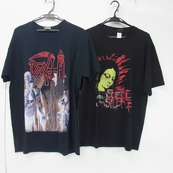 実際に弊社で買取させて頂いたDEATH/SUICIDE SILENCE バンドTシャツ 計2点セット