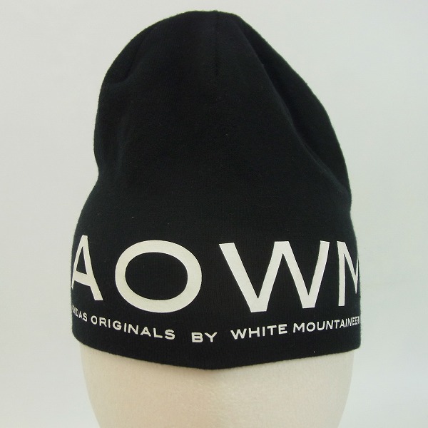 実際に弊社で買取させて頂いたadidas By White Mountaineering/アディダス ロゴプリント ビーニー ブラックの画像 1枚目