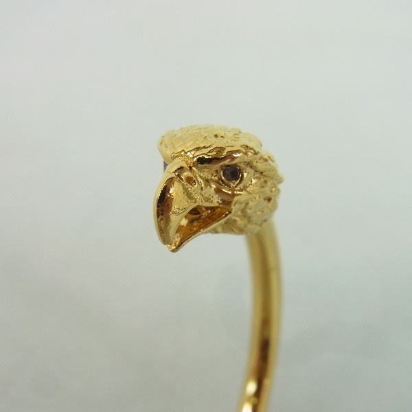 実際に弊社で買取させて頂いた【証明書】TRAVIS WALKER/トラヴィスワーカー イーグルヘッド ブラス バングル/BGS018の画像 3枚目