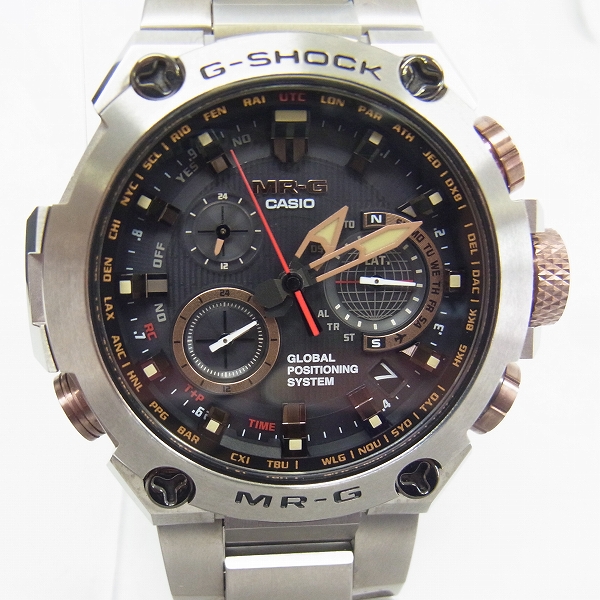 実際に弊社で買取させて頂いたG-SHOCK/Gショック MR-G GPSハイブリッド電波ソーラー MRG-G1000DC-1AJR 
