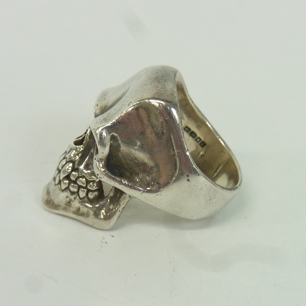 実際に弊社で買取させて頂いたCuRAZY PIG/クレイジーピッグ #6 サイコキラースカル リング 18号の画像 2枚目