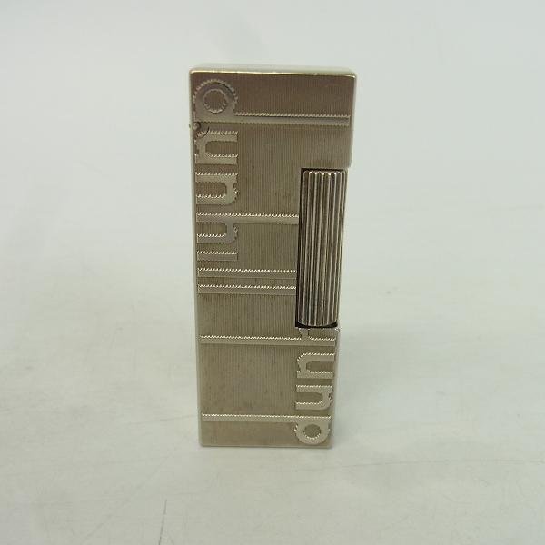 実際に弊社で買取させて頂いたdunhill/ダンヒル ローラーガスライター ロゴデザイン シルバー 