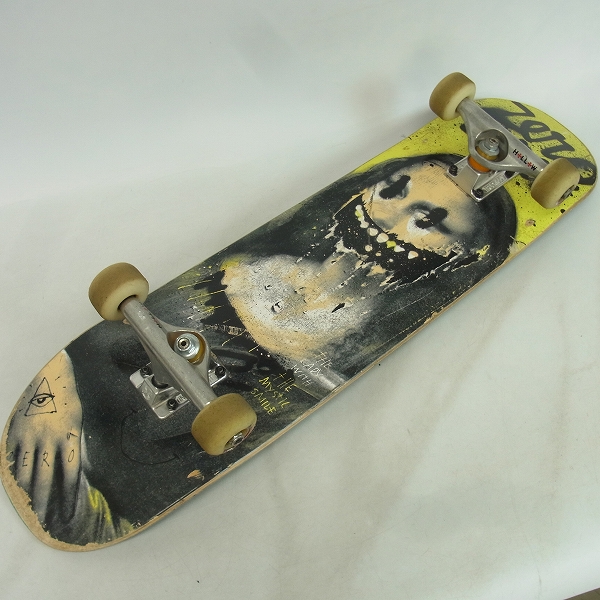 実際に弊社で買取させて頂いたZERO SKATEBOARDS/ゼロスケートボード Adrian Lopez Vandalism コンプリートデッキ VENTUREトラック付