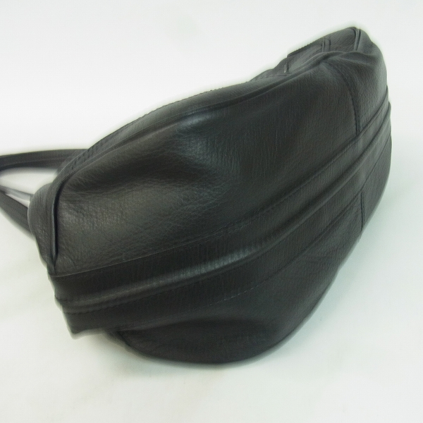 実際に弊社で買取させて頂いたCELINE/セリーヌ 型押し ファントム スクエアハンドバッグ/トートバッグ ブラック 160583IGRの画像 3枚目