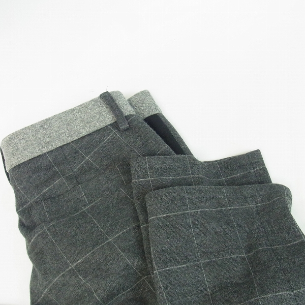 実際に弊社で買取させて頂いたVALLIS by FACTOTUM/ファクトタム ブロックチェック ジャケット/スウェット/パンツ セットアップ/46の画像 8枚目