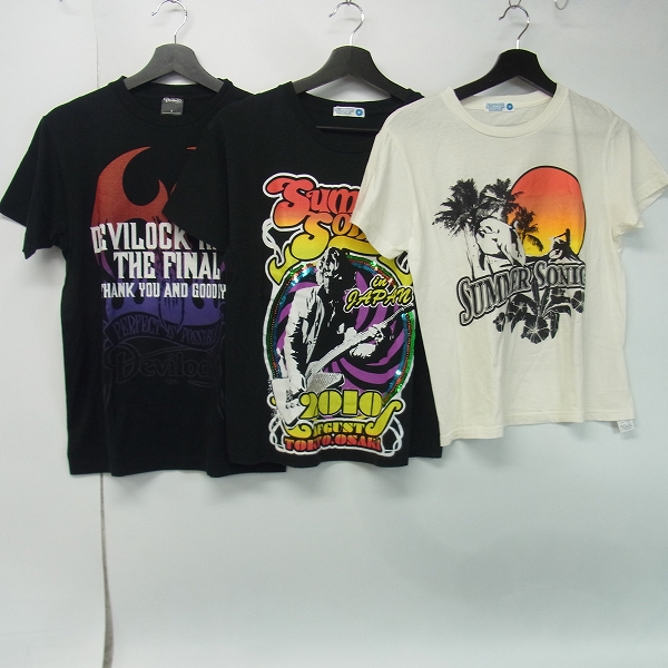 実際に弊社で買取させて頂いたSUMMER SONIC/サマソニ 2010/Devilock等 バンドTシャツ 計7点セットの画像 2枚目