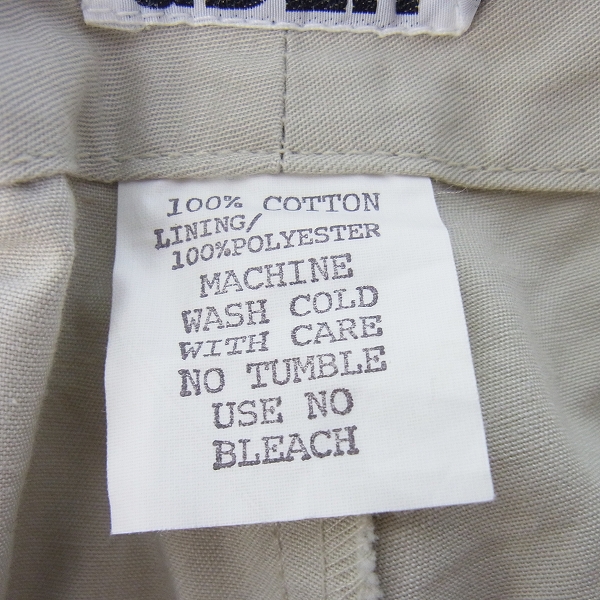 実際に弊社で買取させて頂いたGOODENOUGH/GDEH/グッドイナフ コットン テーパードパンツ ベージュ/XLの画像 3枚目