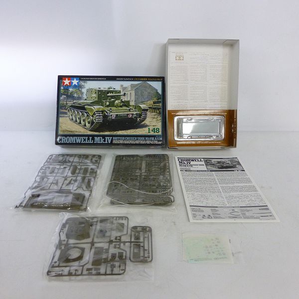 実際に弊社で買取させて頂いた【未組立】TAMIYA/タミヤ 1/48 MMシリーズ クロムウェルMk.Ⅳ/ファイアフライ/クルセイダーMk.Ⅲ イギリス軍 3点セットの画像 1枚目