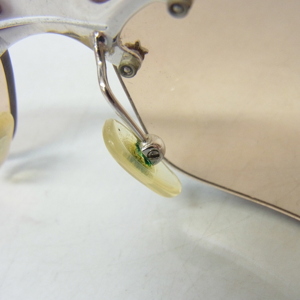 実際に弊社で買取させて頂いたChristian Dior/ディオール スクエア型メガネ/眼鏡/サングラス 7659J他 3点セットの画像 6枚目