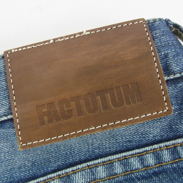 実際に弊社で買取させて頂いたFACTOTUM/ファクトタム STRAIGHT FITTING デニムパンツ インディゴ/30の画像 3枚目