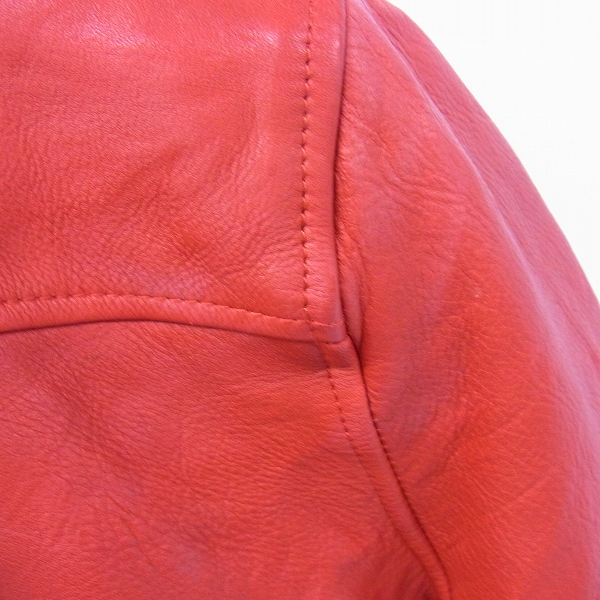 実際に弊社で買取させて頂いたjunhashimoto/ジュンハシモト ライトネクストウォッシュドカーフ インナーライダース LET034-WCF03 Size：3の画像 8枚目