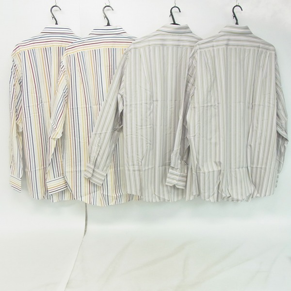 実際に弊社で買取させて頂いたLACOSTE/ラコステ ストライプシャツ 4点セットの画像 1枚目