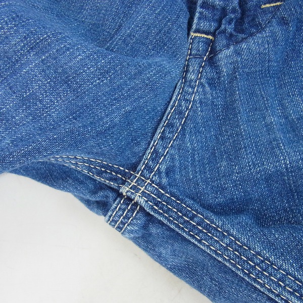 実際に弊社で買取させて頂いたBLUE BLUE/ブルーブルー ストレートデニムパンツ/3の画像 6枚目