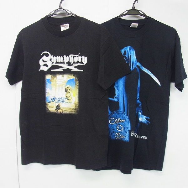 実際に弊社で買取させて頂いたCHILDREN OF BODOM/Symphony X バンドTシャツ 計2点セット