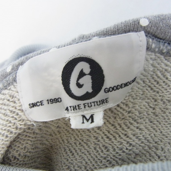 実際に弊社で買取させて頂いたGOODENOUGH/グッドイナフ ドット プルオーバーパーカー スウェット Mの画像 2枚目