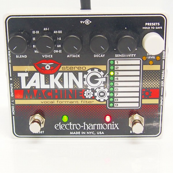 実際に弊社で買取させて頂いた【動作確認済】electro harmonix/エレクトロハーモニクス Stereo Talking Machine フィルター エフェクターの画像 1枚目