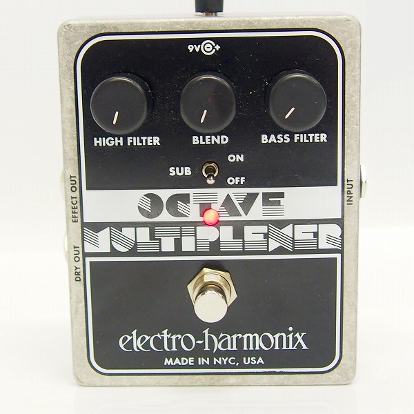 実際に弊社で買取させて頂いた【動作確認済】electro-harmonix/エレクトロハーモニクス Octave Multiplexer オクターバー エフェクターの画像 1枚目