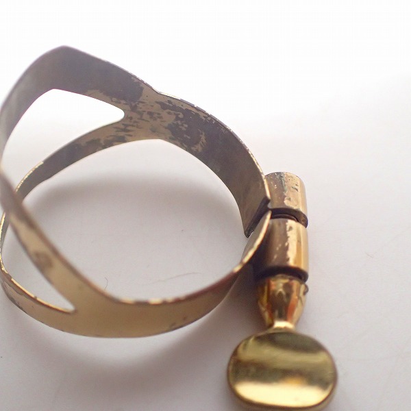 実際に弊社で買取させて頂いたSELMER/セルマー アルトサックス用マウスピース S90 180 リガチャー/メタルキャップ付きの画像 9枚目