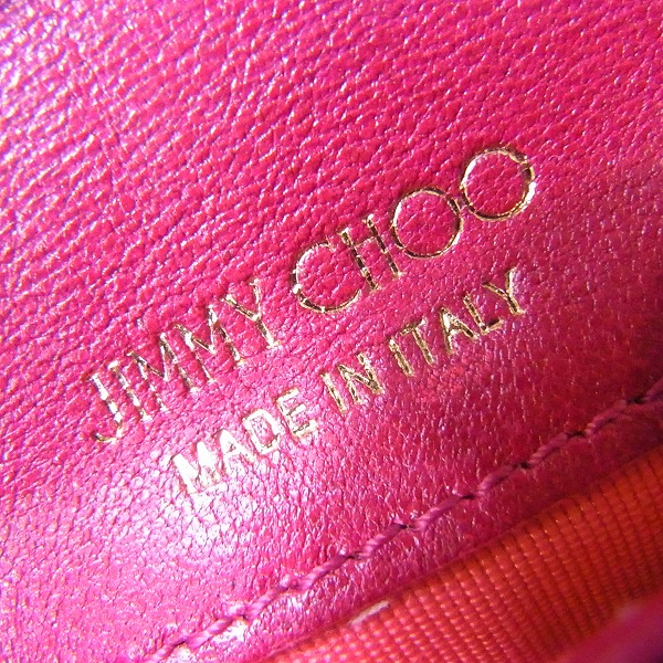 実際に弊社で買取させて頂いたJIMMY CHOO/ジミーチュウ スター スタッズ 長財布の画像 5枚目