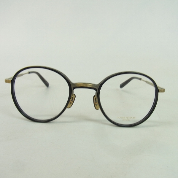 実際に弊社で買取させて頂いたOLIVER PEOPLES/オリバーピープルズ  眼鏡フレーム/ボストン GALLISTON BECR BK/AGの画像 1枚目