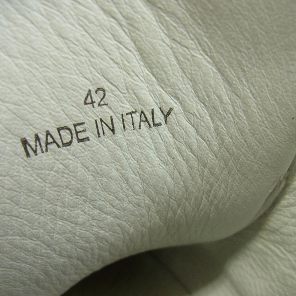 実際に弊社で買取させて頂いたJIMMY CHOO/ジミーチュウ ARGYLE-CRX-WHITESTEEL クロコ型押し/クリスタル ハイカットスニーカー/42の画像 5枚目