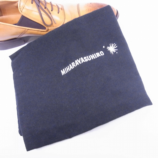 実際に弊社で買取させて頂いたMIHARA YASUHIRO/ミハラヤスヒロ ストレートチップ メダリオン シューズ 26の画像 6枚目
