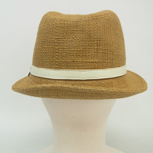 実際に弊社で買取させて頂いたCA4LA/カシラ リネンハット/中折ハット/ストローハット/Mの画像 3枚目