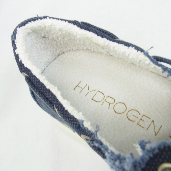 実際に弊社で買取させて頂いたHYDROGEN/ハイドロゲン デッキシューズ 143006/41の画像 4枚目