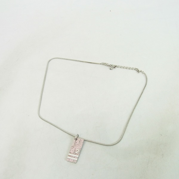 実際に弊社で買取させて頂いたChristian Dior/ディオール トロッタープレートネックレス/ペンダントの画像 5枚目