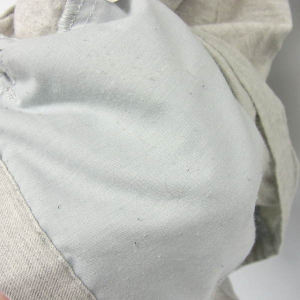 実際に弊社で買取させて頂いたCRIMIE/クライミー オープンカラー 刺繍 長袖シャツ ライトグレー Sの画像 4枚目