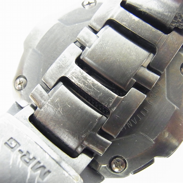 実際に弊社で買取させて頂いた【ジャンク】G-SHOCK/Gショック MR-G 電波/ソーラー メタルバンド/MRG-3000DJ-1AJF 【動作未確認】の画像 4枚目