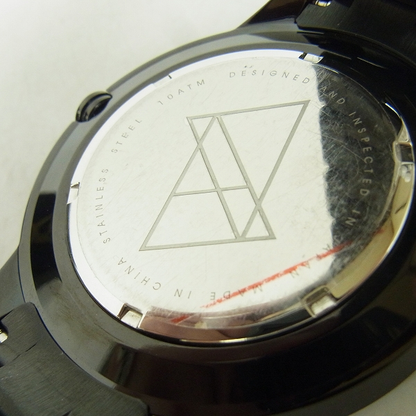 実際に弊社で買取させて頂いたALIVE ATHLETICS/アライブアスレティ 腕時計 クオーツ hhat578 ブラックの画像 3枚目