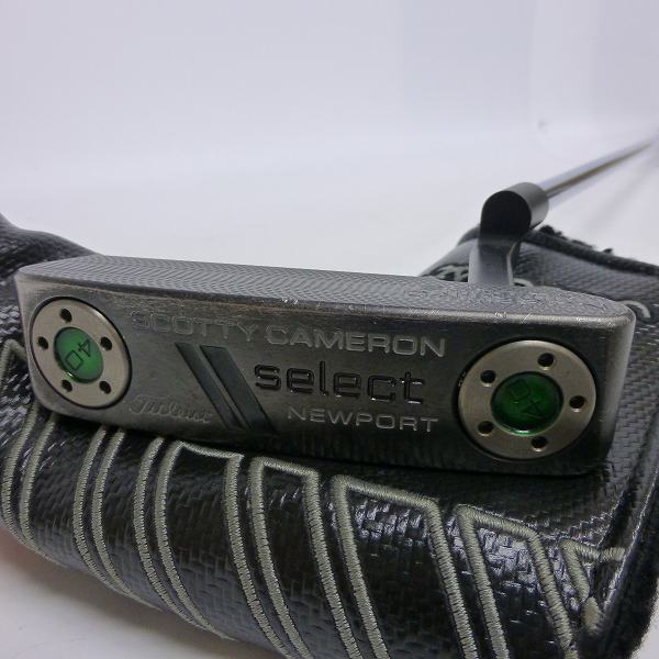 実際に弊社で買取させて頂いた★Scotty Cameron/スコッティ・キャメロン パター Newport 2 SELECT 33.125インチ Titleist ブラックミスト