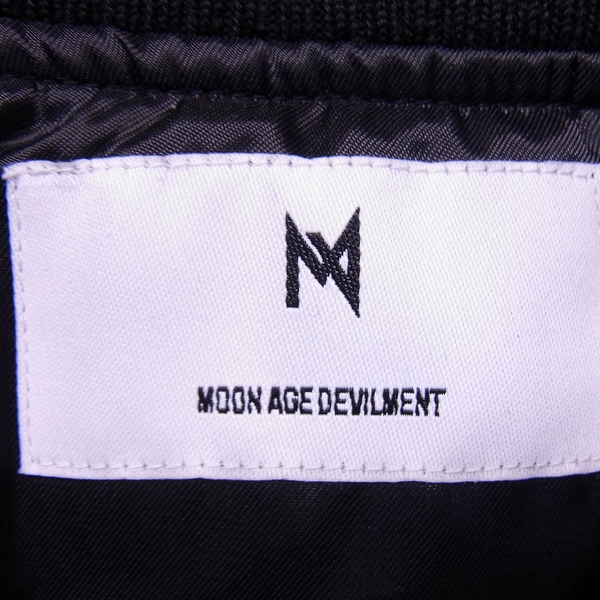 実際に弊社で買取させて頂いた【未使用】MOONAGE DEVILMENT/ムーンエイジデビルメント ドロップショルダーオーバーMA-1/mjk-0203/46の画像 3枚目