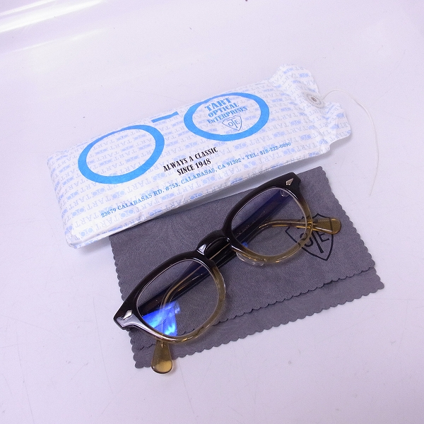 実際に弊社で買取させて頂いたJULIUS TART OPTICAL/ジュリアス タート オプティカル ARNEL/アーネル 度入り眼鏡の画像 7枚目