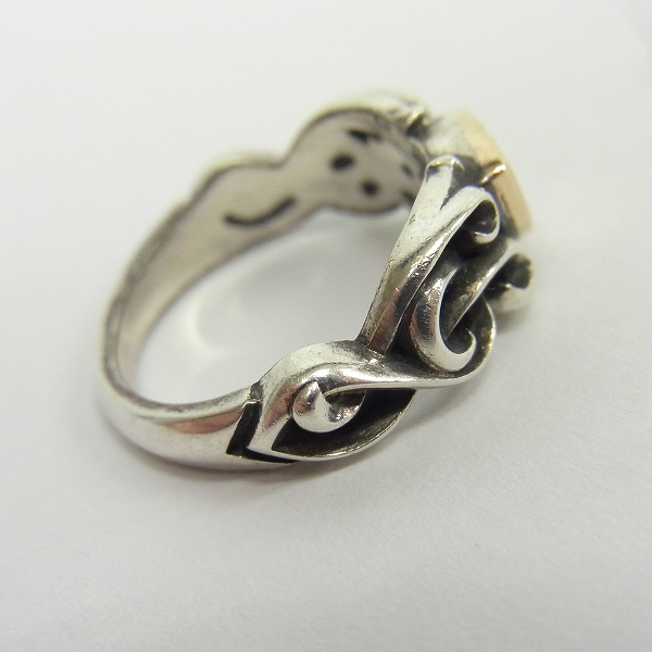 実際に弊社で買取させて頂いたDEAL DESIGN/ディールデザイン K10 ジークレフ リング 9号の画像 2枚目