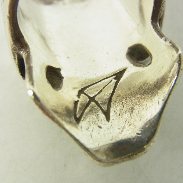 実際に弊社で買取させて頂いた【ギャラ付】CRAZY PIG/クレイジーピッグ #6 PSYCHO KILLER/サイコキラースカル リング 15号の画像 4枚目