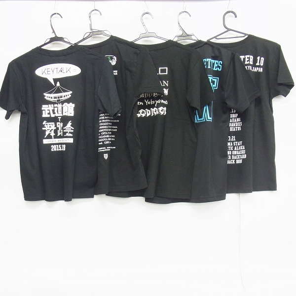 実際に弊社で買取させて頂いたBUMP OF CHICKEN/MAN WITH A MISSION/KEYTALK/THE ORAL CIGARETTES等 バンドTシャツ 計5点セットの画像 1枚目