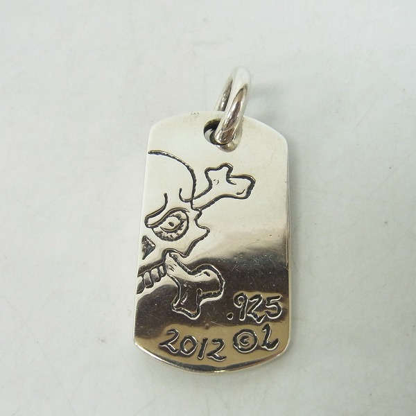 実際に弊社で買取させて頂いたTRAVIS WALKER/トラヴィスワーカー DOUBLE CROSS/ダブルクロス スピリットクロス ドッグタグ レフト/DTS021 の画像 2枚目