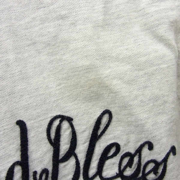 実際に弊社で買取させて頂いたCRIMIE/クライミー オープンカラー 刺繍 長袖シャツ ライトグレー Sの画像 7枚目