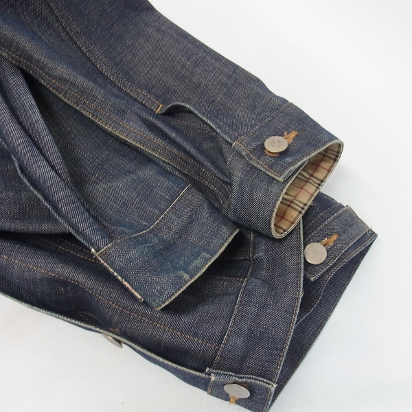 実際に弊社で買取させて頂いたBURBERRY BLUE LABEL/バーバリー ブルーレーベル Gジャン/38の画像 6枚目
