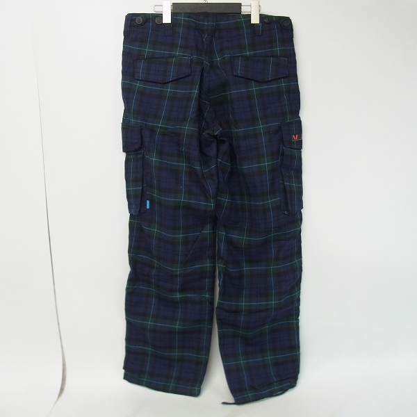 WTAPS/ダブルタップス チェック カーゴパンツ TSDT-MIL16/XLGの