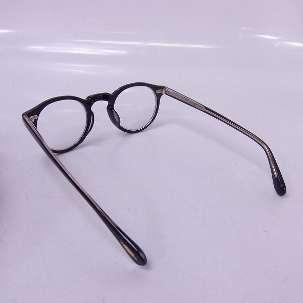 実際に弊社で買取させて頂いたOLIVER PEOPLES/オリバーピープルズ Gregory Peck-J BK 眼鏡/メガネフレームの画像 1枚目