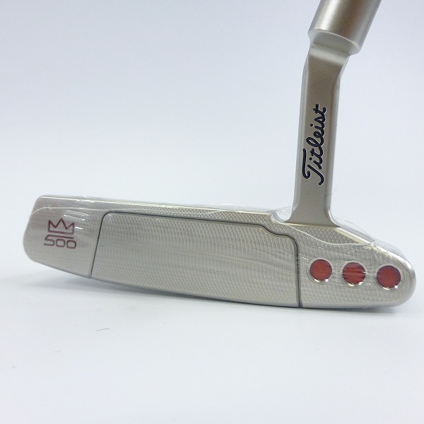 実際に弊社で買取させて頂いた★【未使用】Scotty Cameron/Sキャメロン 1/500限定パター Newport 2 2018年セレクトシリーズ 33.125インチ Titleistの画像 1枚目